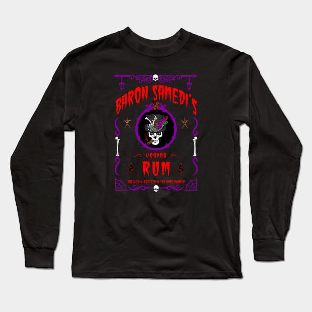 ABSINTHE MONSTERS 8 (BARON SAMEDI) Long Sleeve T-Shirt by GardenOfNightmares